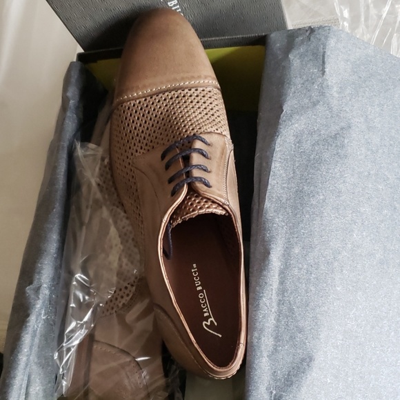 Bacco Bucci ITALY Handmade Dress Shoe Leather $275 - Picture 7 of 8